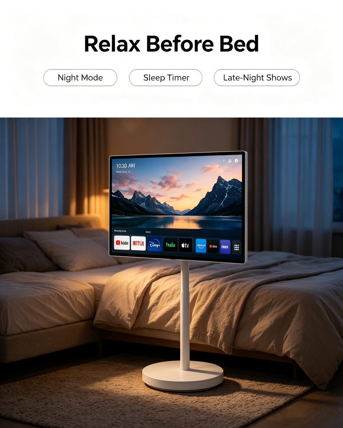 🎉2026 Anniversary Sale | 4K Ultra‑HD Portable Smart TV For Home & Outdoor