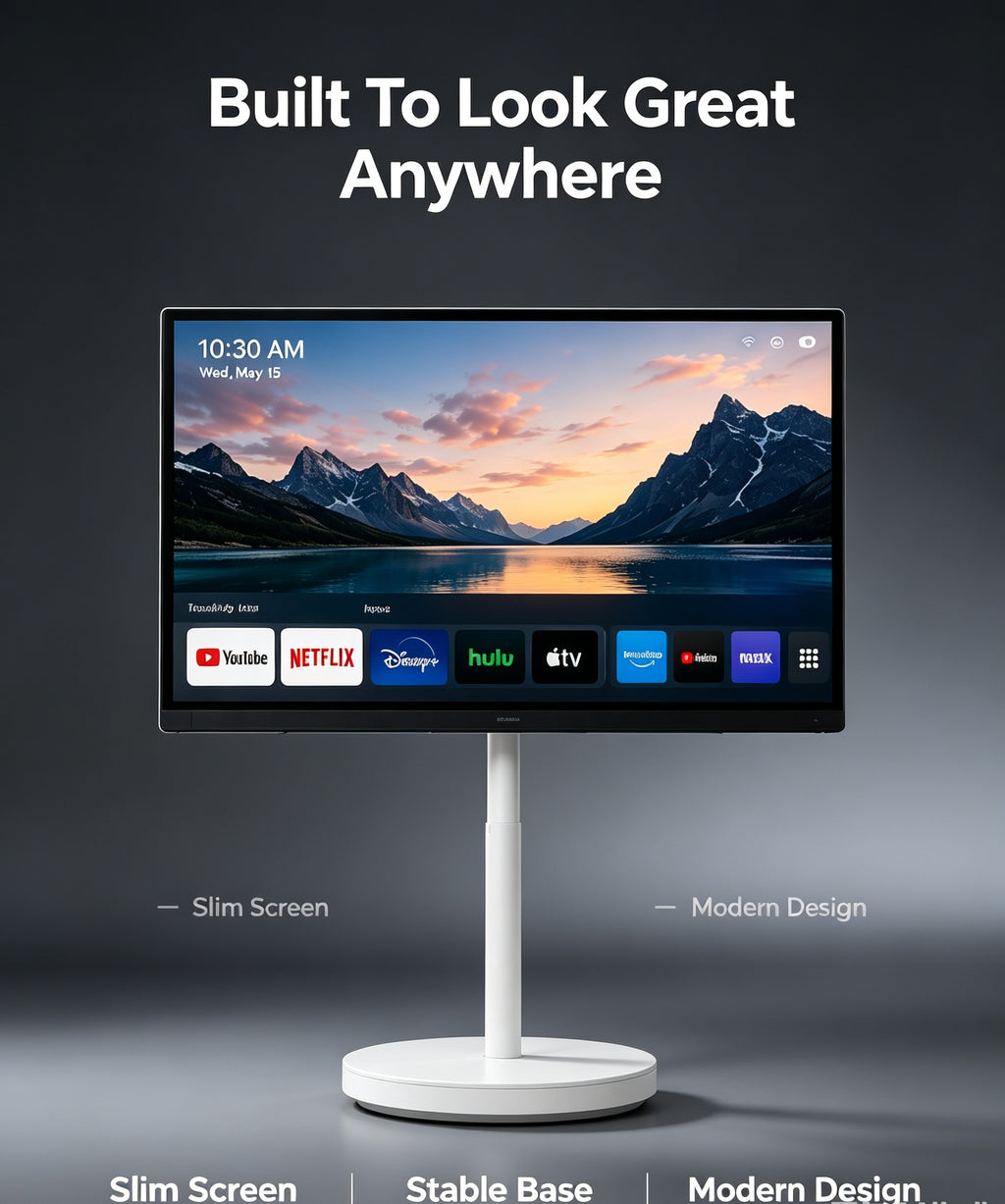 🎉2026 Anniversary Sale | 4K Ultra‑HD Portable Smart TV For Home & Outdoor