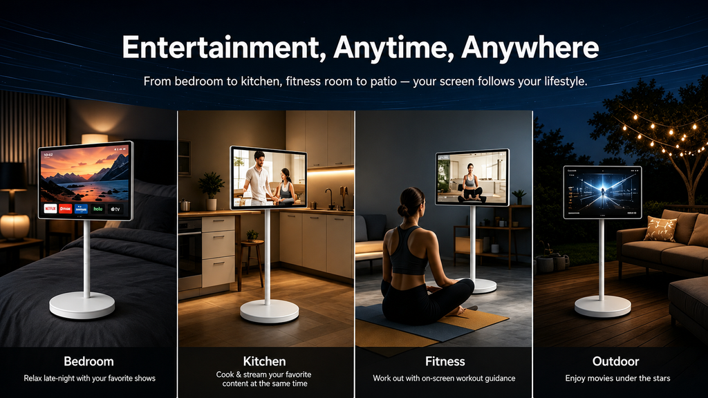 🎉2026 Anniversary Sale | 4K Ultra‑HD Portable Smart TV For Home & Outdoor